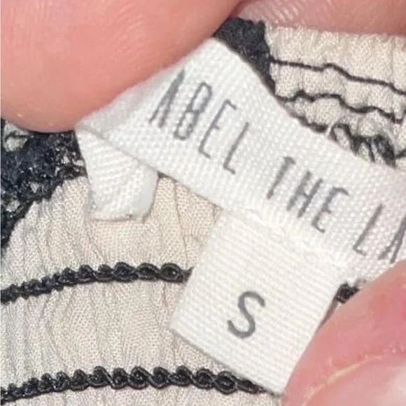 Abel the label— long black and white maxi sleeveless dress - Picture 3 of 3